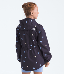 Girls’ Antora Rain Jacket—Print Endless Dusk Simple Flower