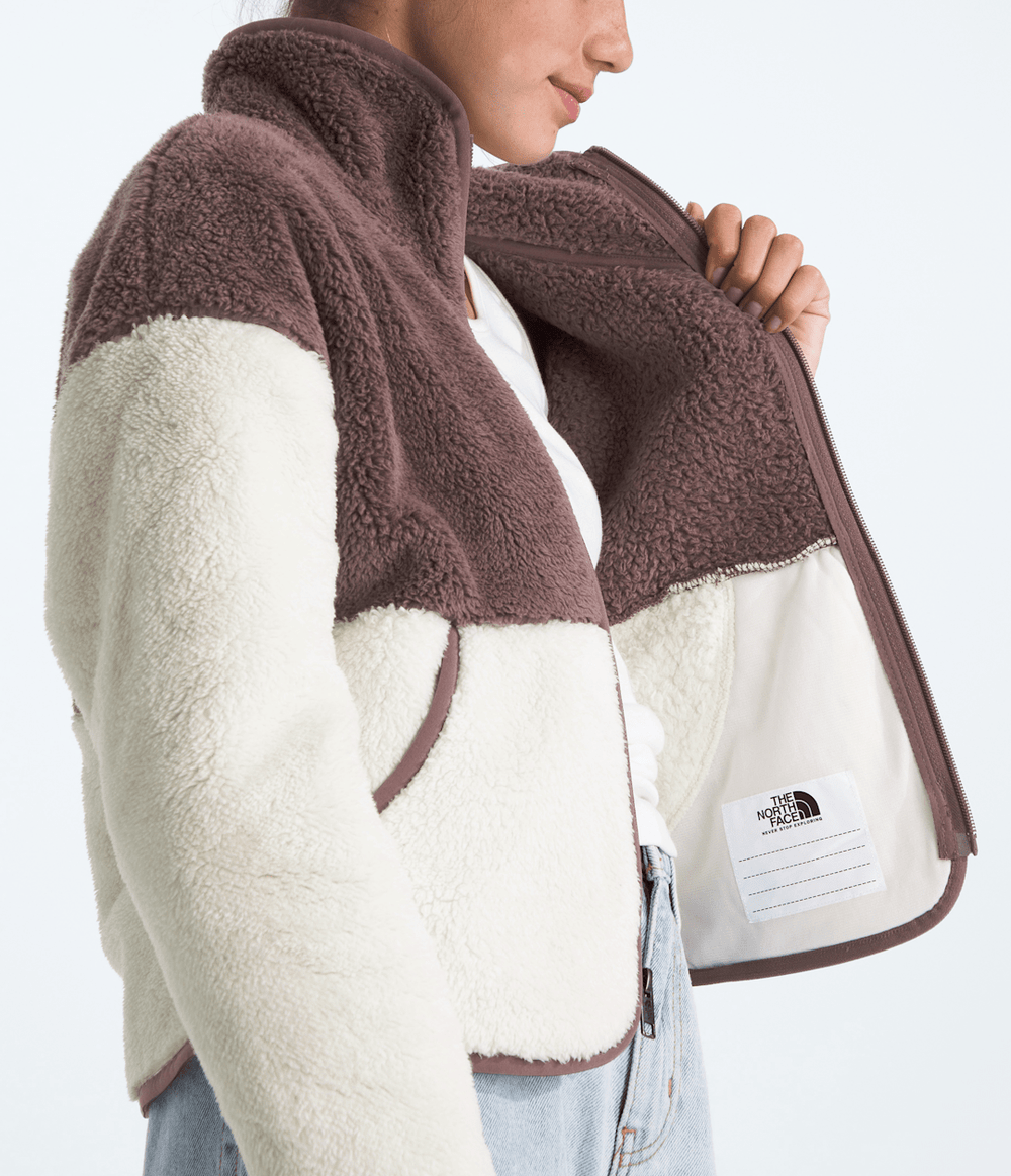 Girls’ Cabin Fleece Full-Zip Jacket Tawny Quartz/White Dune