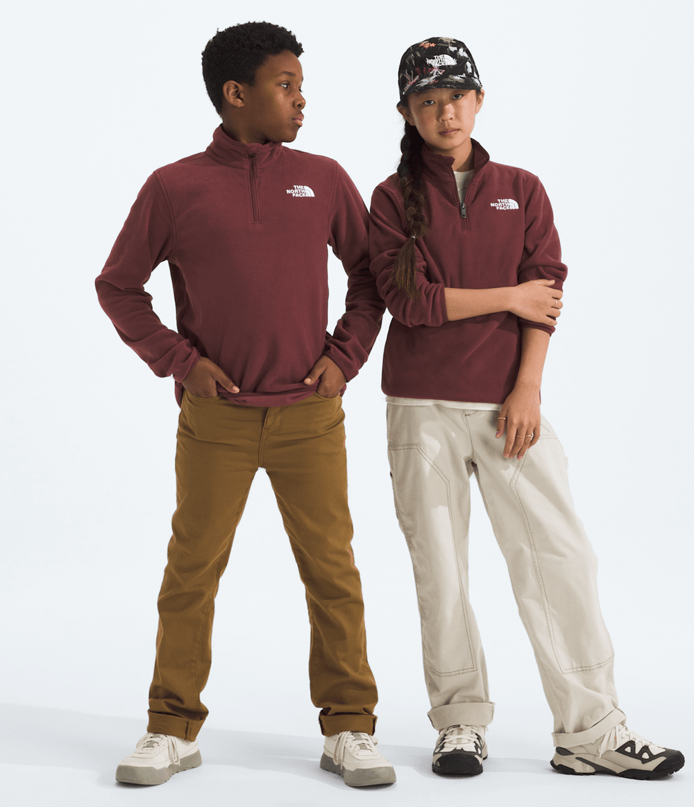 Boys’ & Girls’ Glacier ¼-Zip Pullover Sumac