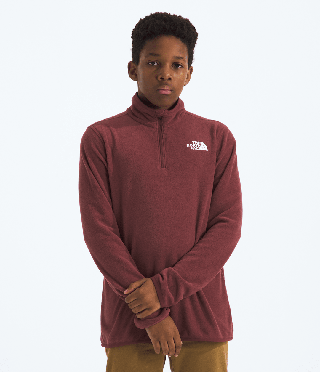 Boys’ & Girls’ Glacier ¼-Zip Pullover Sumac