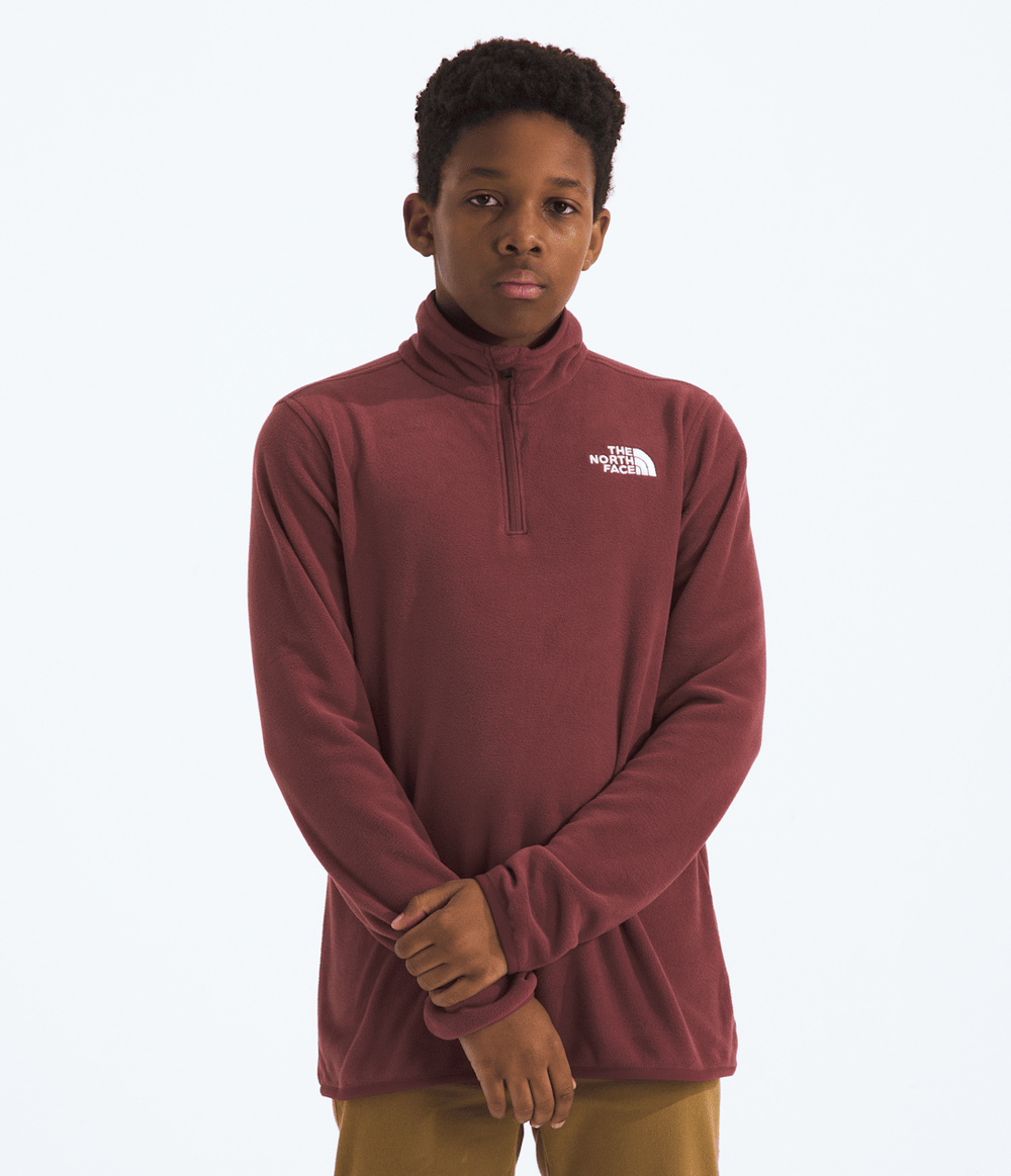 Boys’ & Girls’ Glacier ¼-Zip Pullover Sumac