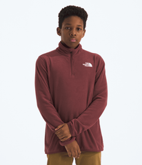 Boys’ & Girls’ Glacier ¼-Zip Pullover Sumac