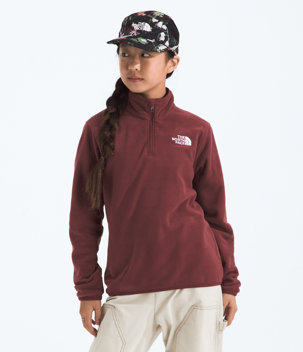 Boys’ & Girls’ Glacier ¼-Zip Pullover Sumac