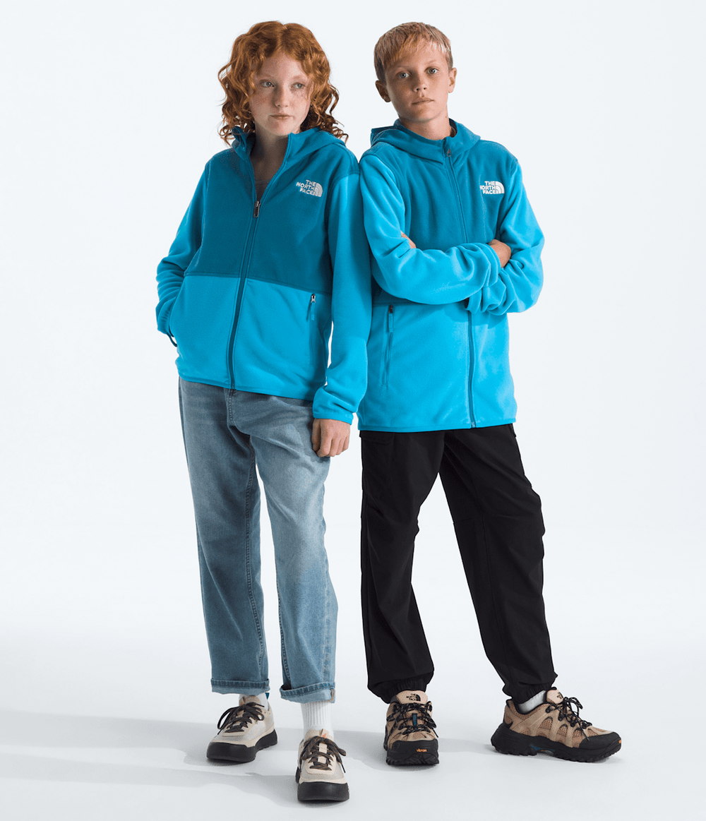 Boys’ & Girls’ Glacier Full-Zip Hoodie Meridian Blue/Dusk Blue