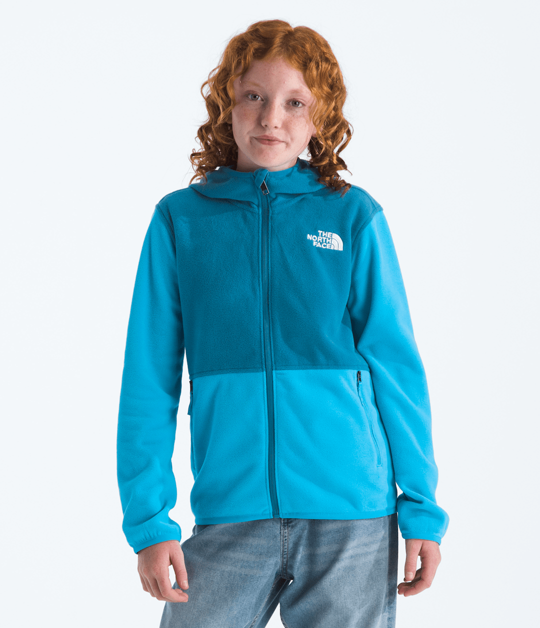 Boys’ & Girls’ Glacier Full-Zip Hoodie Meridian Blue/Dusk Blue