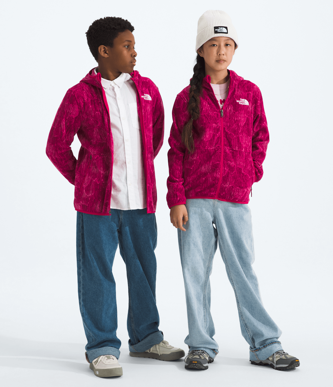 Boys’ & Girls’ Glacier Full-Zip Hoodie—Print Lali Guran Regenerative