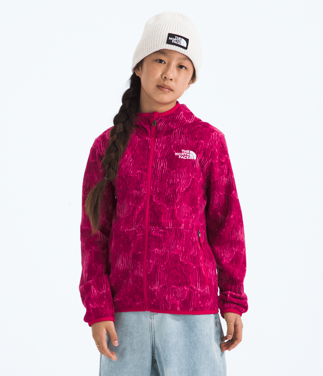 Boys’ & Girls’ Glacier Full-Zip Hoodie—Print Lali Guran Regenerative