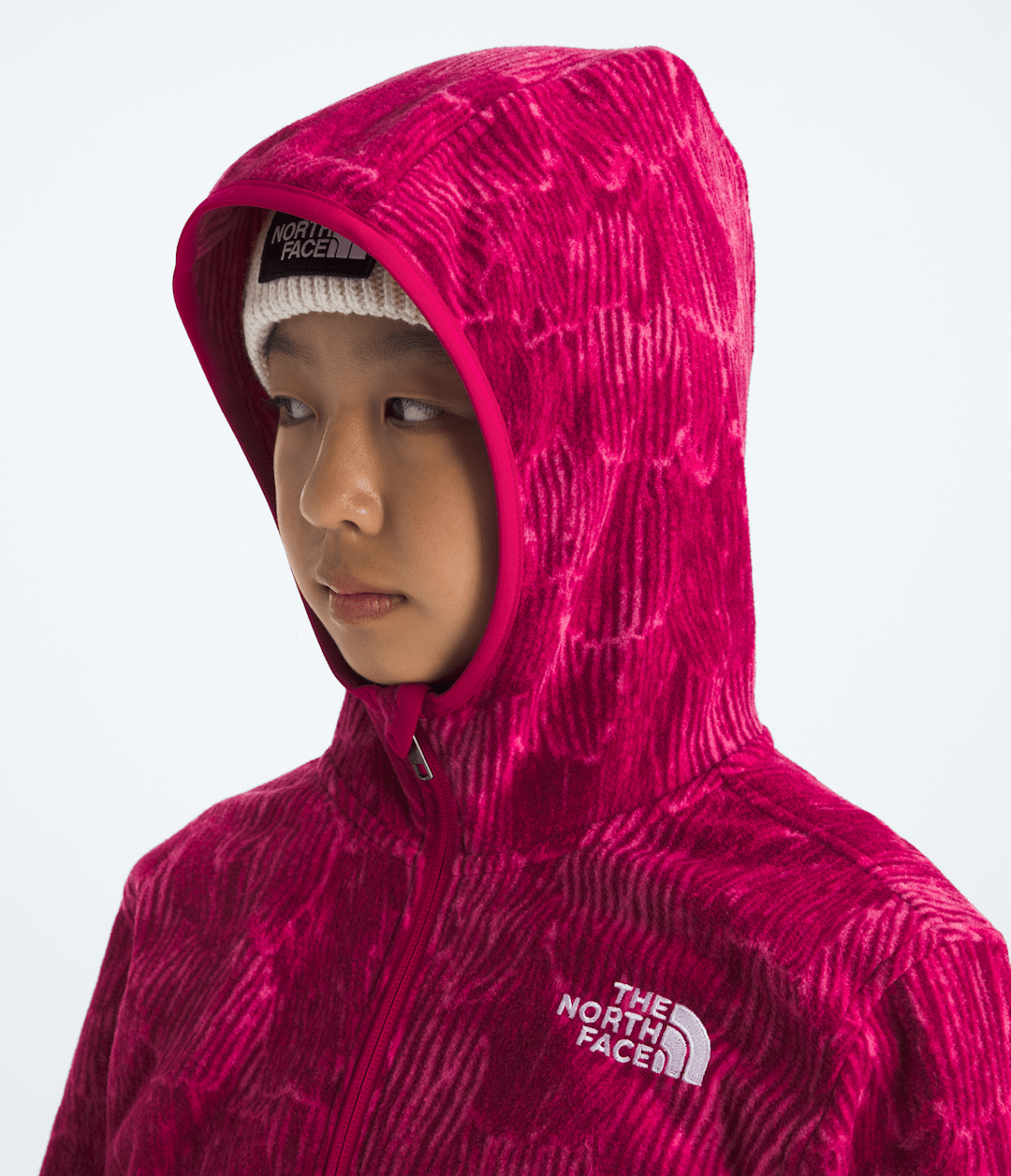Boys’ & Girls’ Glacier Full-Zip Hoodie—Print Lali Guran Regenerative