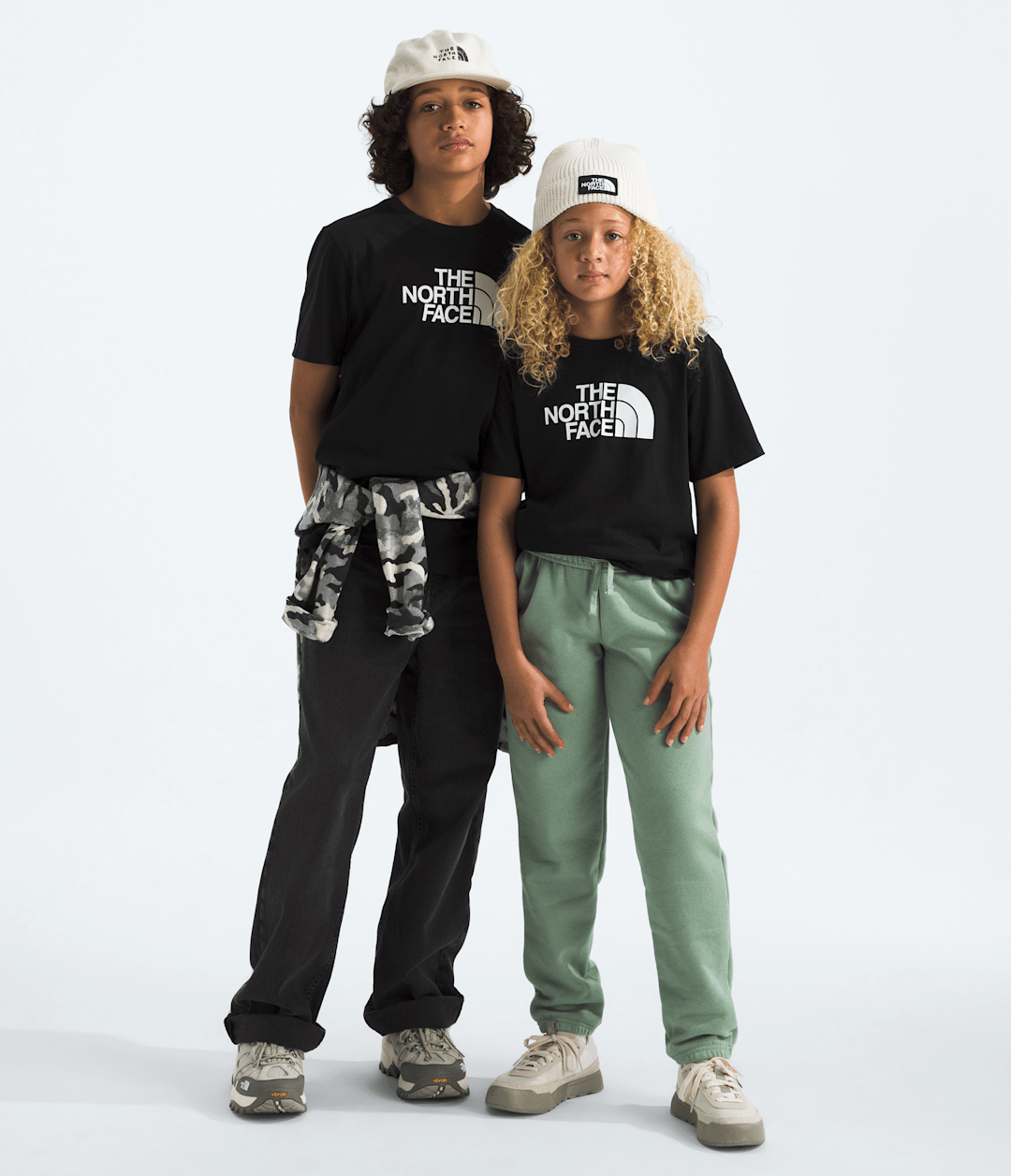 Boys’ & Girls’ Evolution Half Dome Short-Sleeve Tee TNF Black