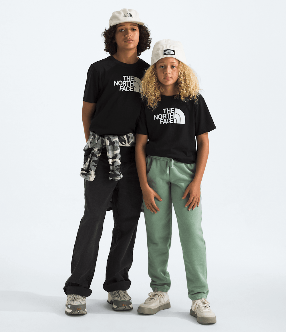 Boys’ & Girls’ Evolution Half Dome Short-Sleeve Tee TNF Black