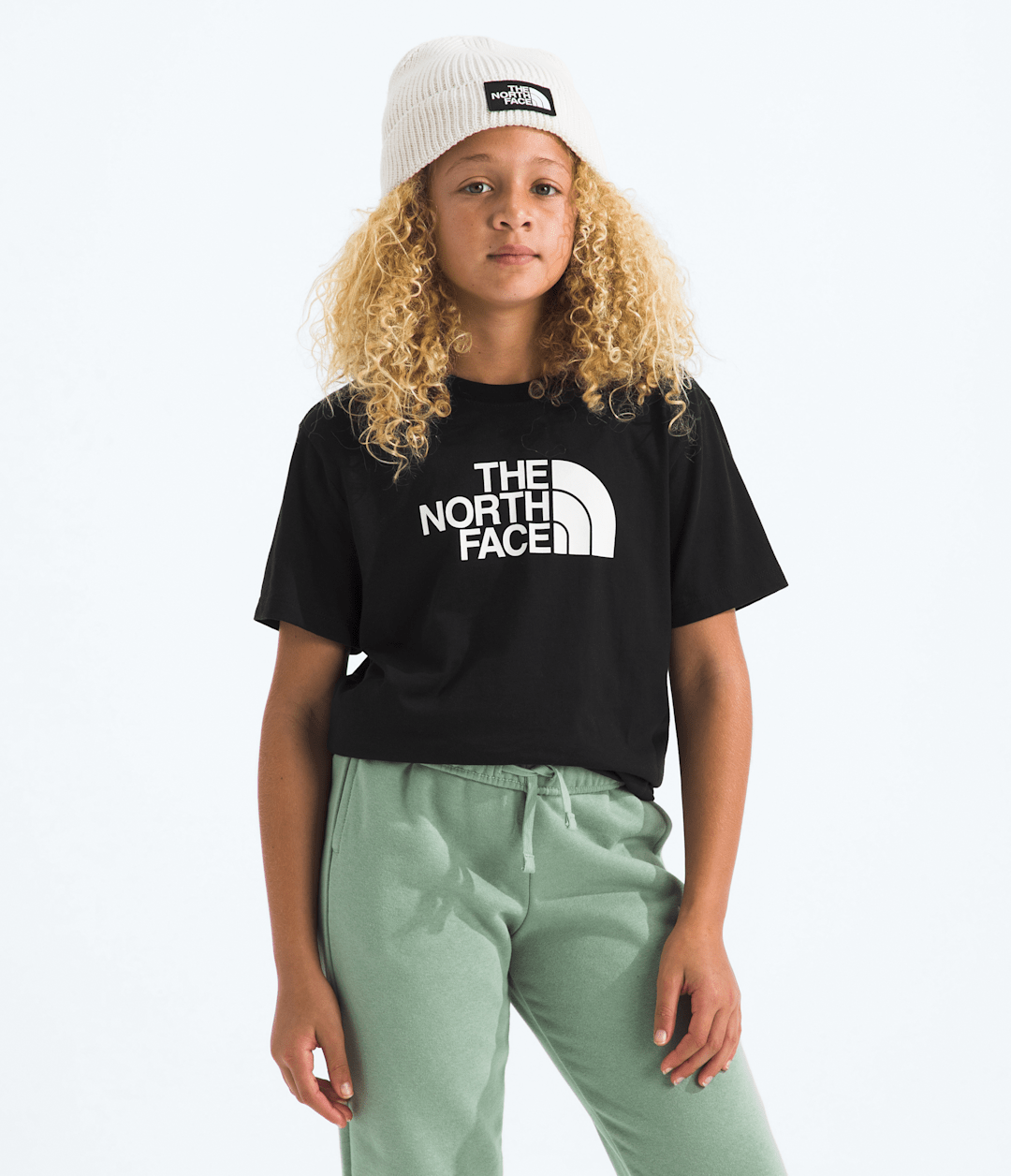Boys’ & Girls’ Evolution Half Dome Short-Sleeve Tee TNF Black