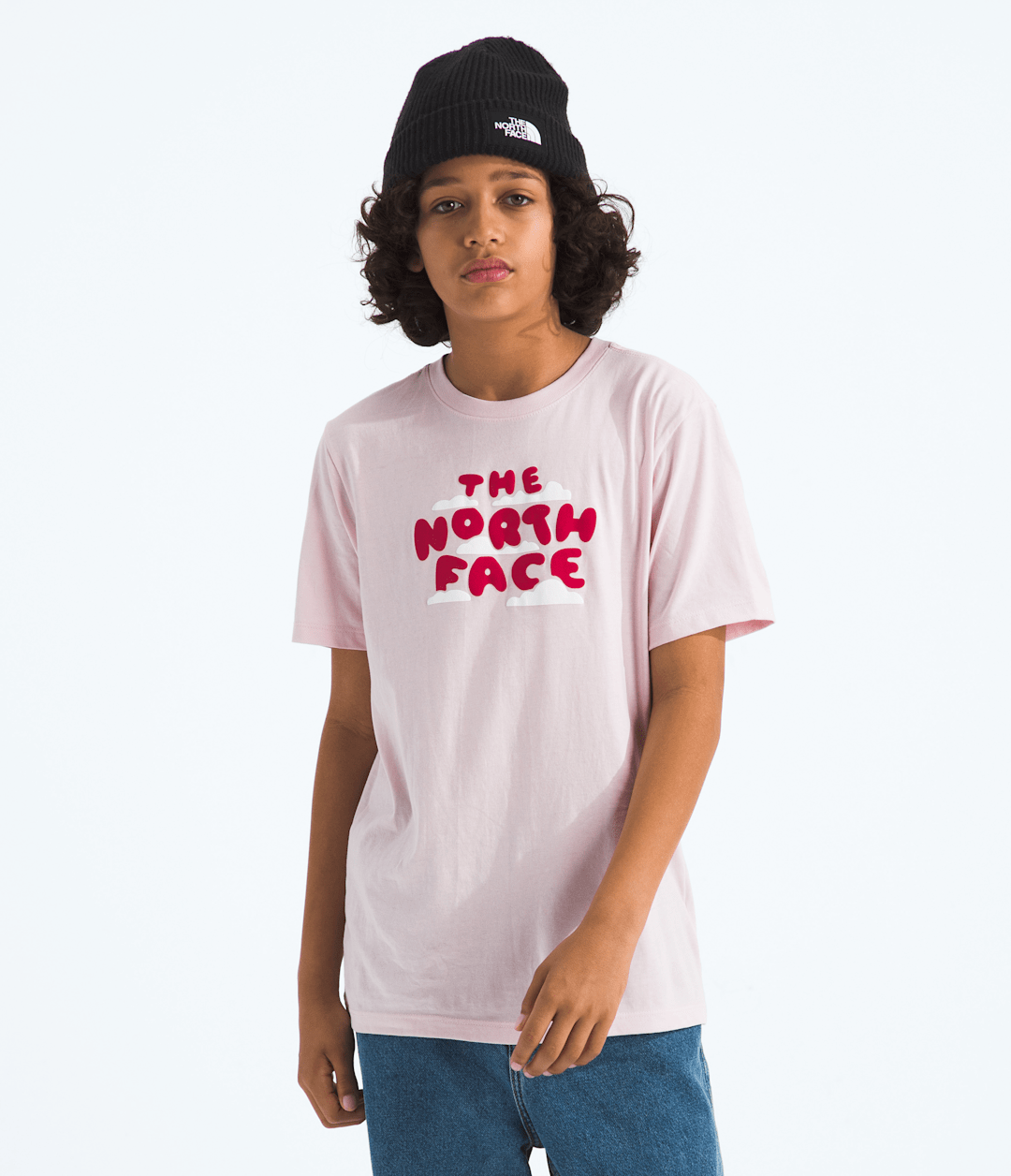 Boys’ & Girls’ Evolution Bubble Cloud Short-Sleeve Tee—Graphic Pale Blossom