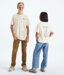 Boys’ & Girls’ Evolution Disconnect Short-Sleeve Tee—Graphic White Dune