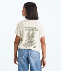 Boys’ & Girls’ Evolution Disconnect Short-Sleeve Tee—Graphic White Dune