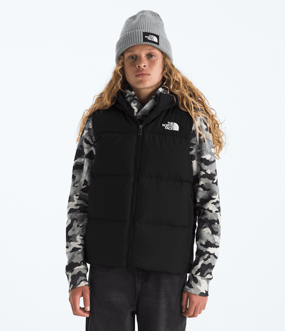 Boys’ & Girls’ North Down Hooded Vest TNF Black