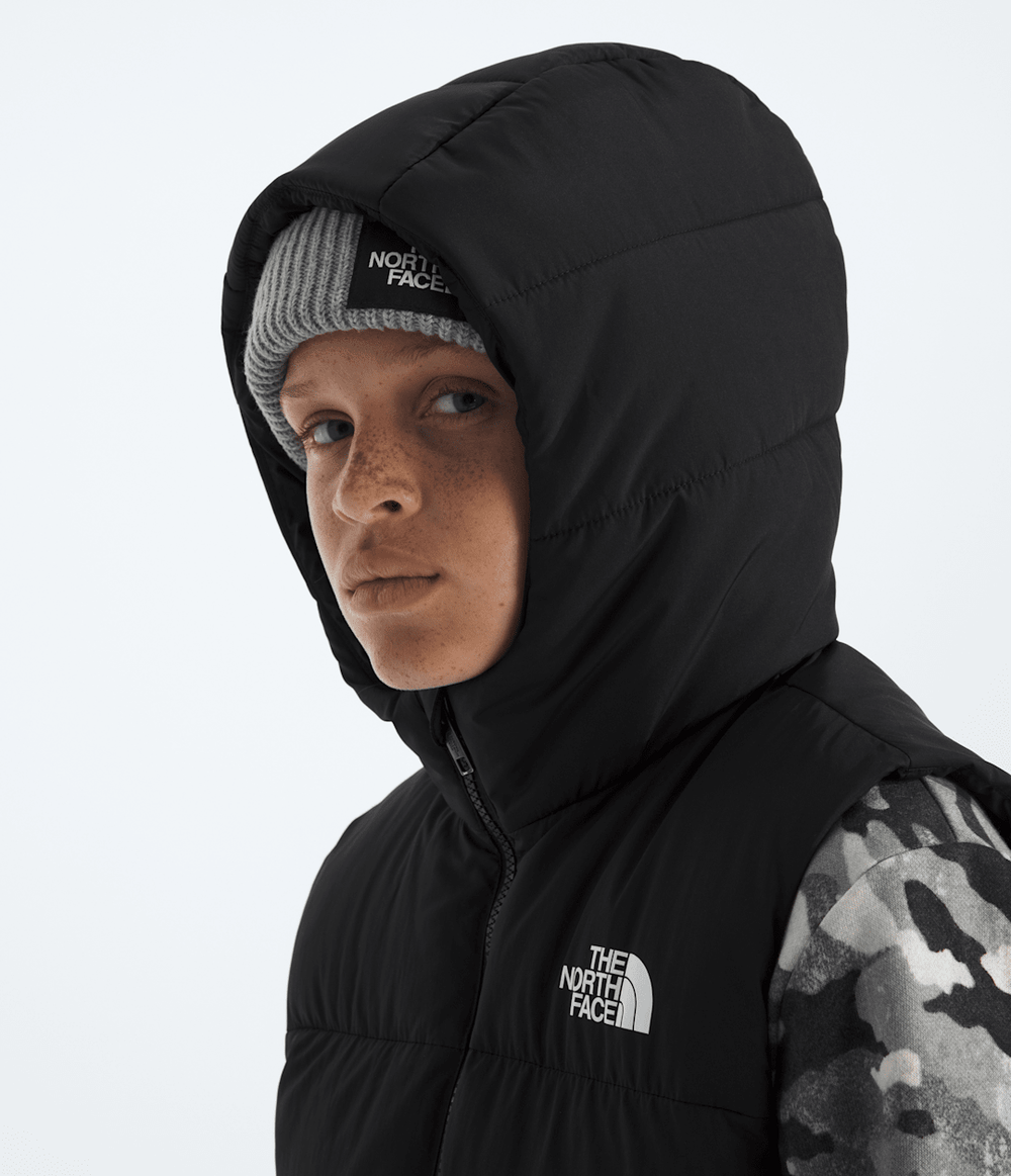 Boys’ & Girls’ North Down Hooded Vest TNF Black
