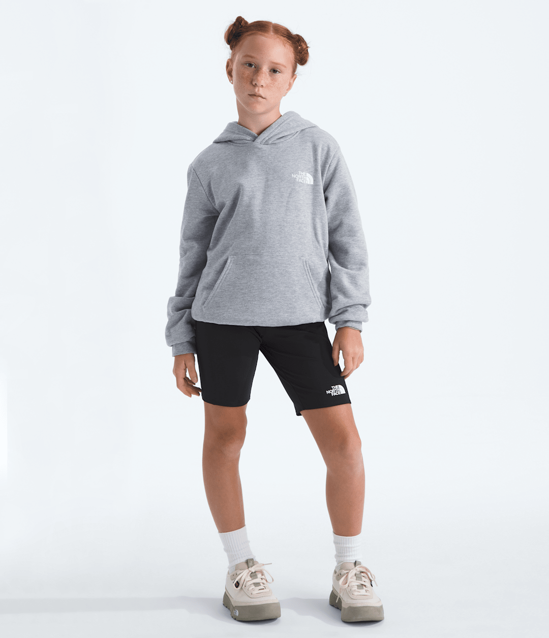 Boys’ & Girls’ Ember Fade Regular Hoodie TNF Pale Grey Heather