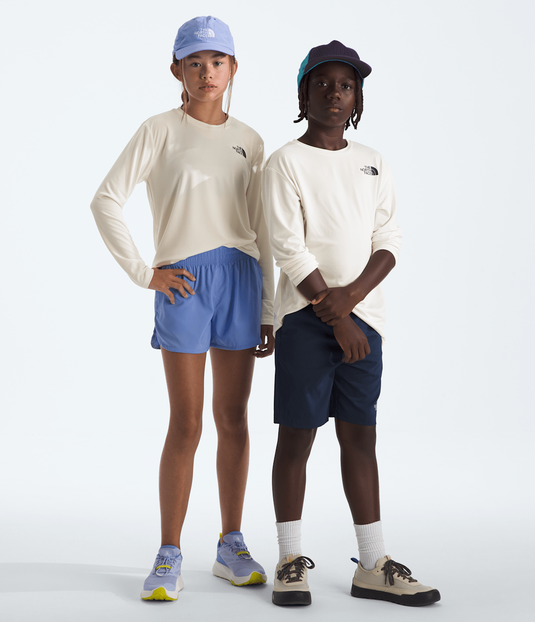 Boys’ & Girls’ 24/7 Long-Sleeve Tee White Dune