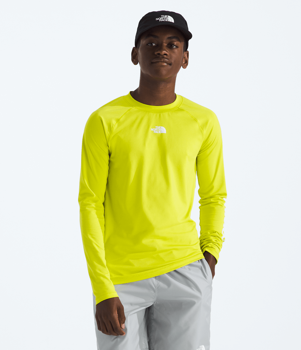 Boys’ & Girls’ Amphibious Long-Sleeve Tee Sulphur Spring Green