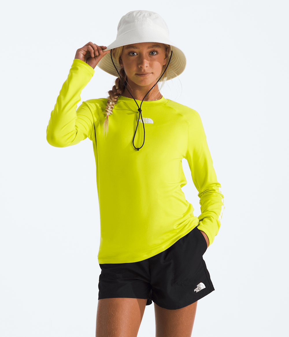 Boys’ & Girls’ Amphibious Long-Sleeve Tee Sulphur Spring Green