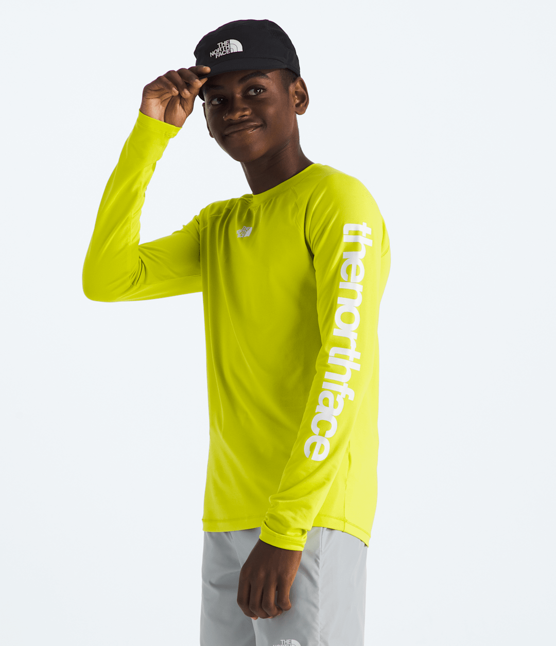 Boys’ & Girls’ Amphibious Long-Sleeve Tee Sulphur Spring Green