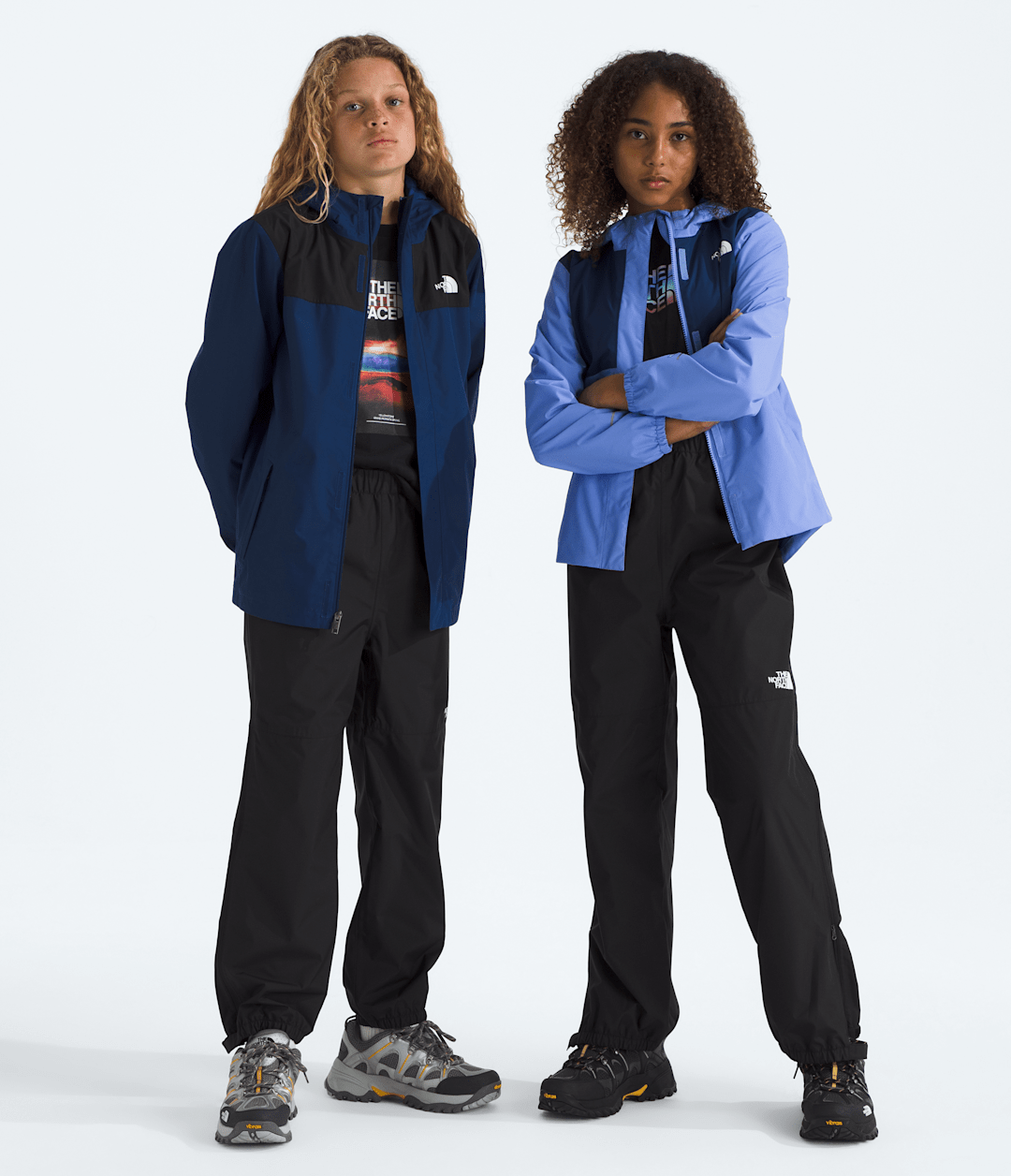 Boys’ & Girls’ Antora Rain Pants TNF Black/TNF Black