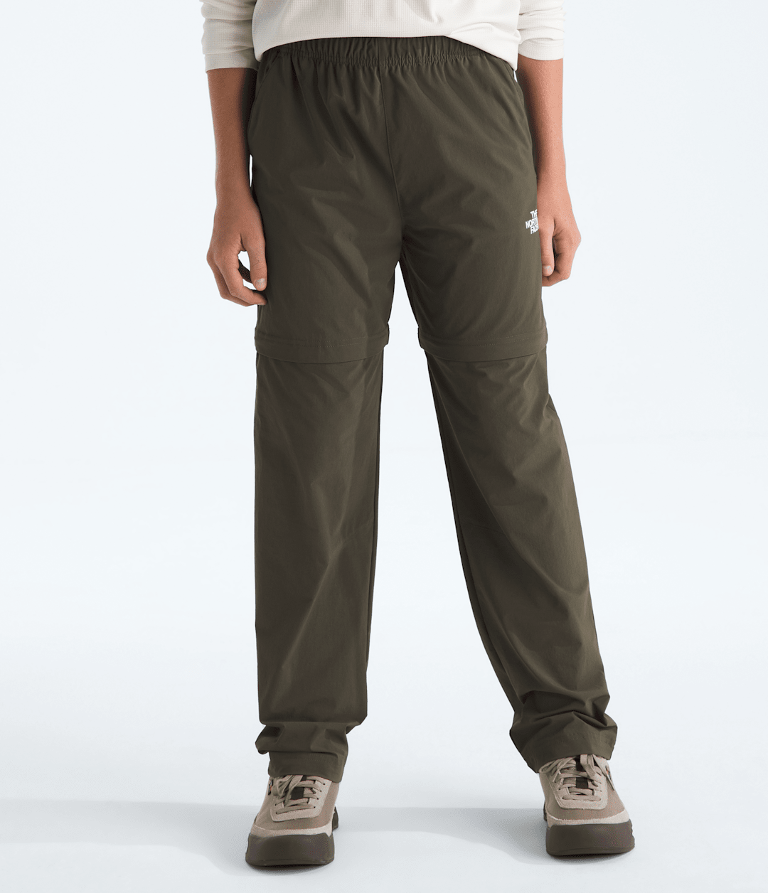 Boys’ & Girls’ Lightweight Convertible Hike Pants New Taupe Green
