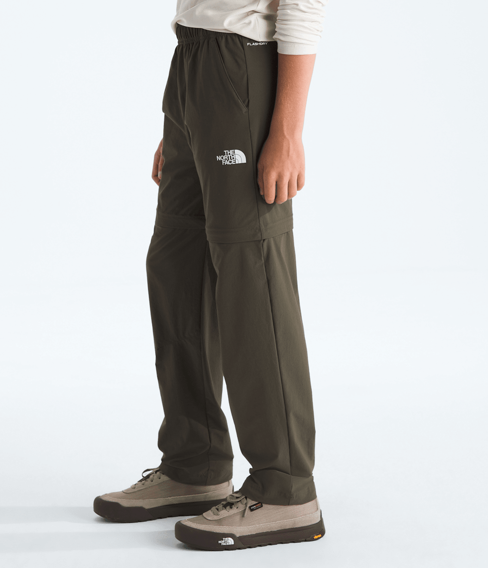 Boys’ & Girls’ Lightweight Convertible Hike Pants New Taupe Green
