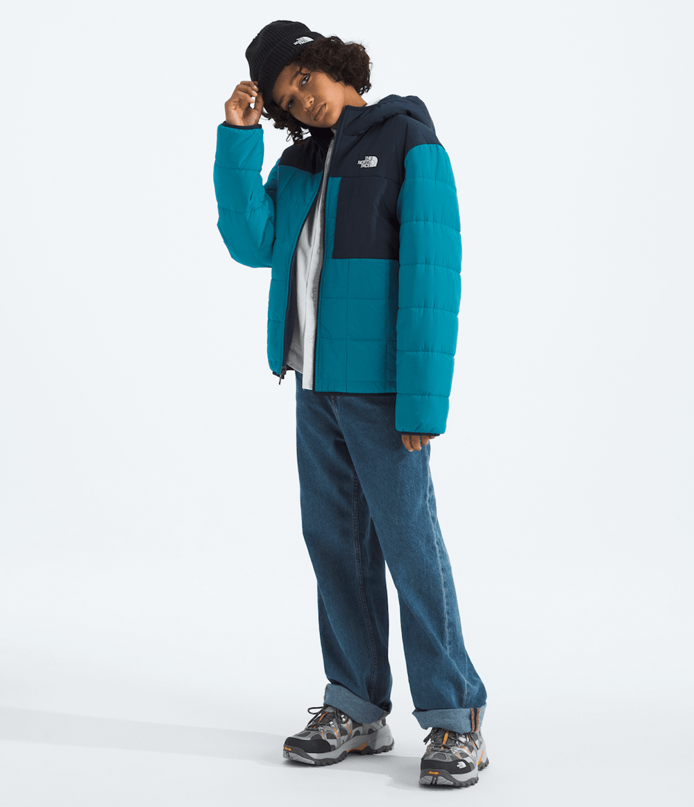 Boys’ Reversible Shasta Full-Zip Hooded Jacket Dusk Blue/Summit Navy