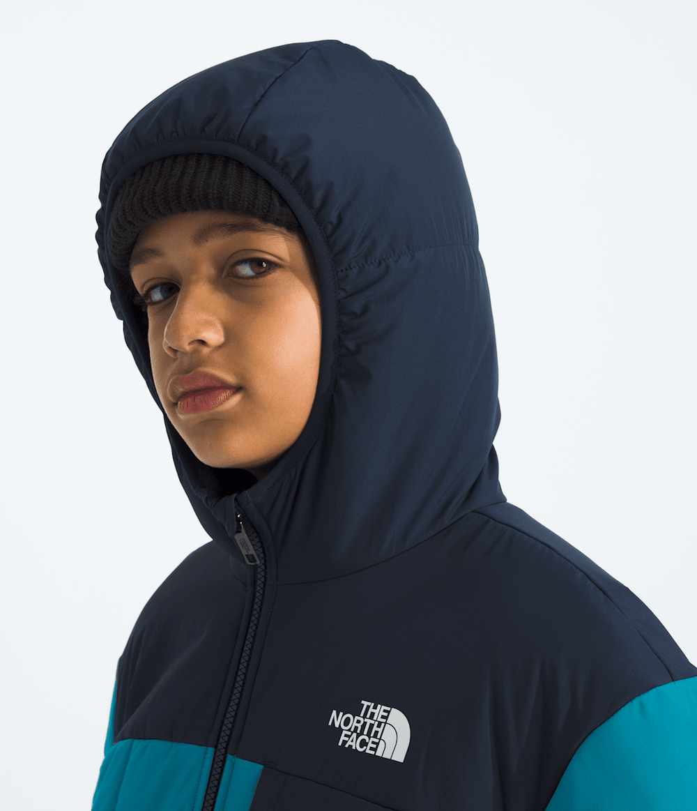 Boys’ Reversible Shasta Full-Zip Hooded Jacket Dusk Blue/Summit Navy