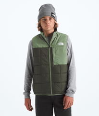 Boys’ Reversible Shasta Vest New Taupe Green/Bark Mist
