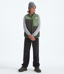 Boys’ Reversible Shasta Vest New Taupe Green/Bark Mist