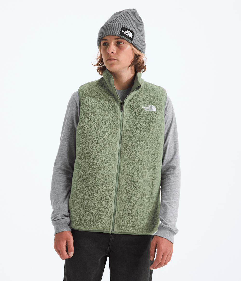 Boys’ Reversible Shasta Vest New Taupe Green/Bark Mist