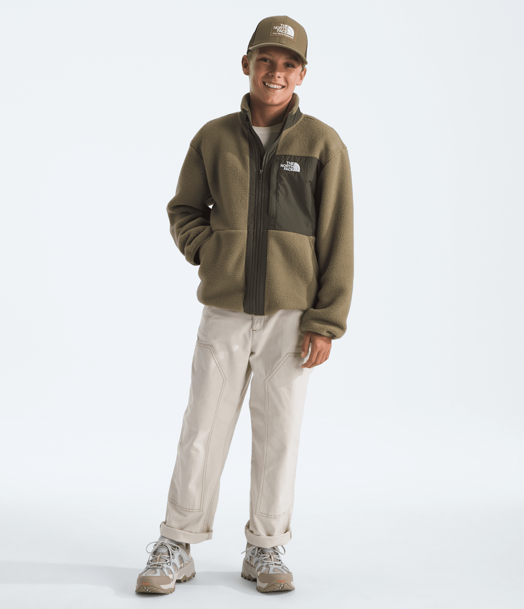 Boys’ Yumiori Full-Zip Jacket Cedar/New Taupe Green