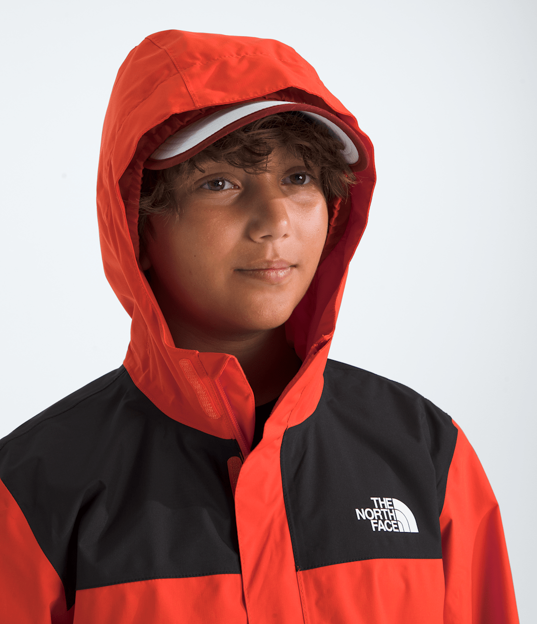 Boys’ Antora Rain Jacket Lava Red