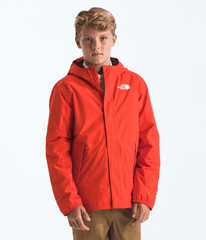 Boys’ Warm Antora Rain Jacket Lava Red