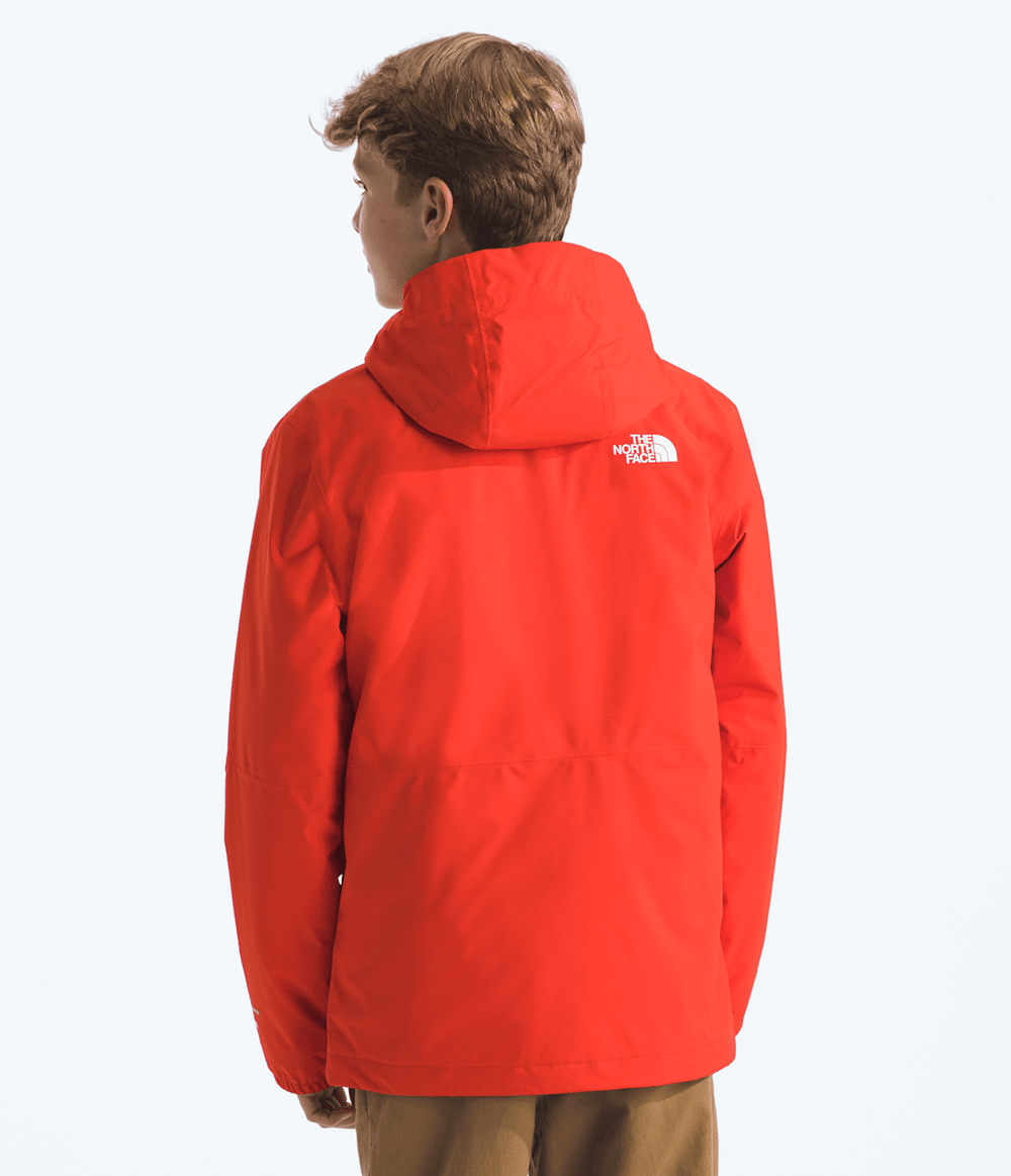 Boys’ Warm Antora Rain Jacket Lava Red