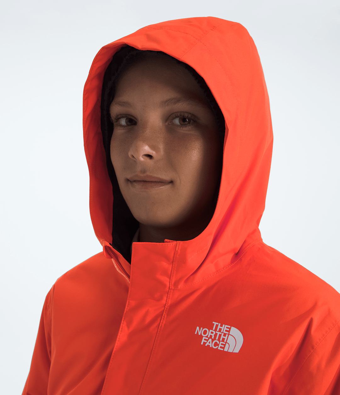 Boys’ Warm Antora Rain Jacket Lava Red