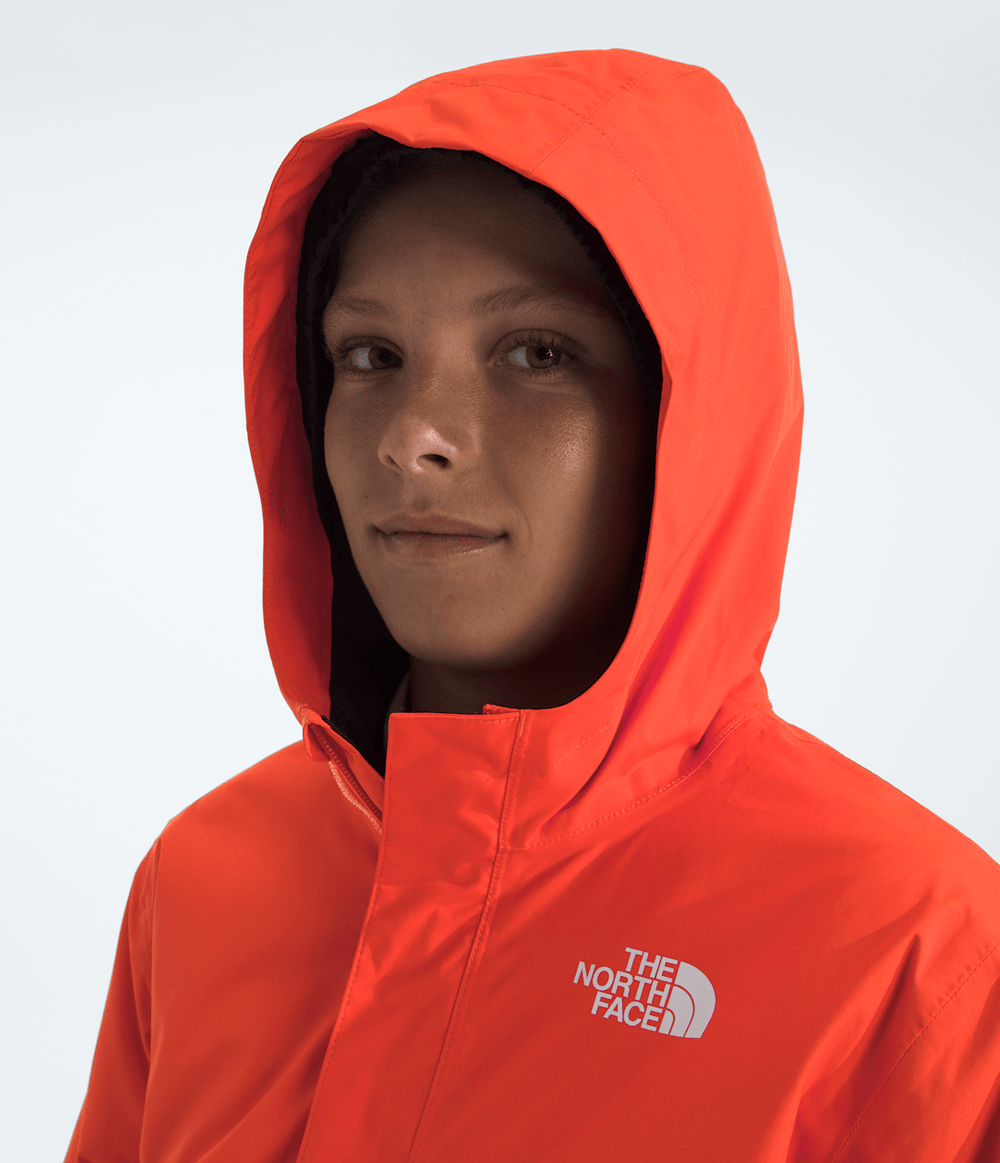 Boys’ Warm Antora Rain Jacket Lava Red