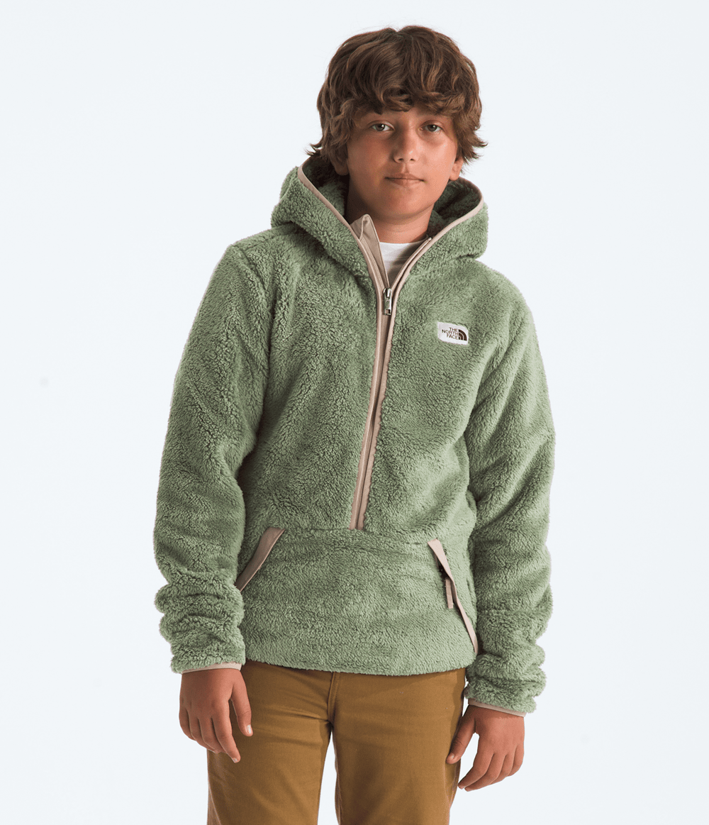 Boys’ Cabin Fleece Hoodie Bark Mist/Mushroom Grey