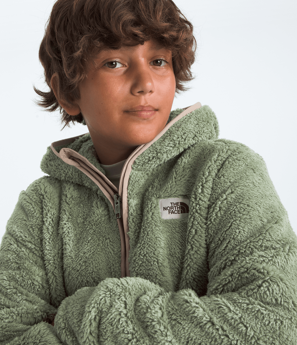 Boys’ Cabin Fleece Hoodie Bark Mist/Mushroom Grey