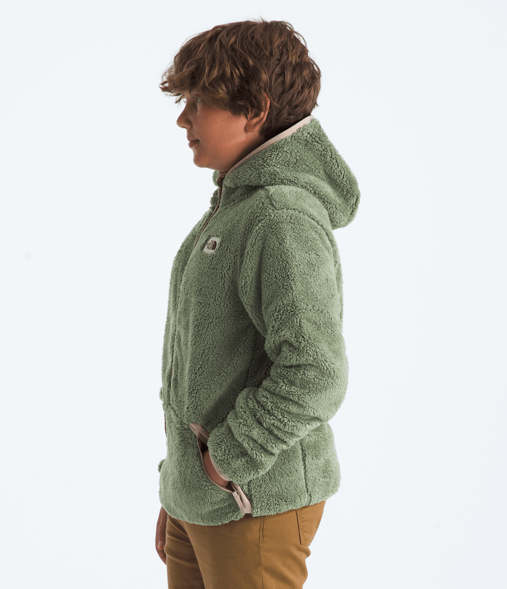 Boys’ Cabin Fleece Hoodie Bark Mist/Mushroom Grey