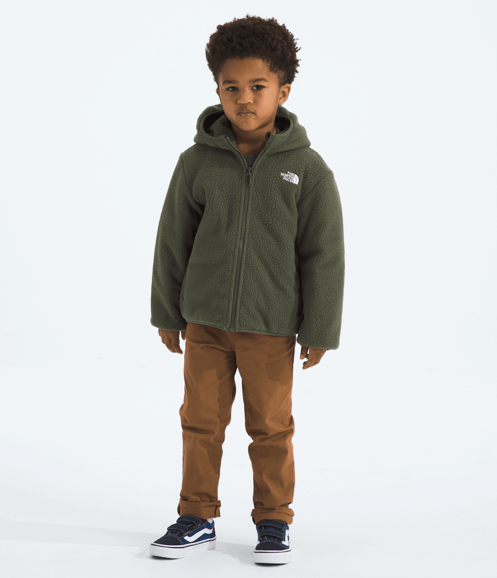 Kids’ Reversible Shasta Full-Zip Hooded Jacket Slate Moss/New Taupe Green