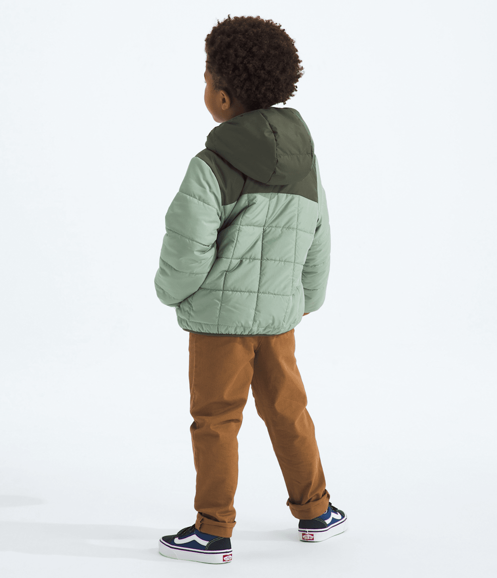 Kids’ Reversible Shasta Full-Zip Hooded Jacket Slate Moss/New Taupe Green