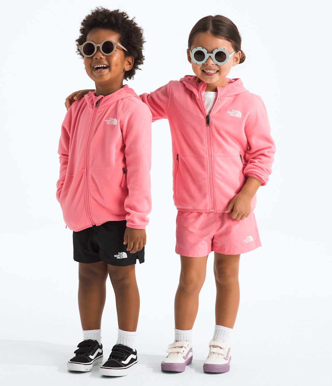 Kids’ Glacier Full-Zip Hoodie Coral Crush