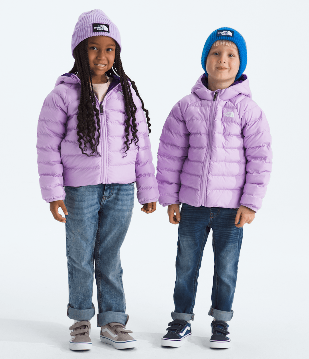 Kids’ Reversible Perrito Hooded Jacket Lite Lilac