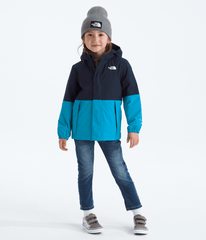 Kids’ Warm Antora Rain Jacket Summit Navy/Meridian Blue