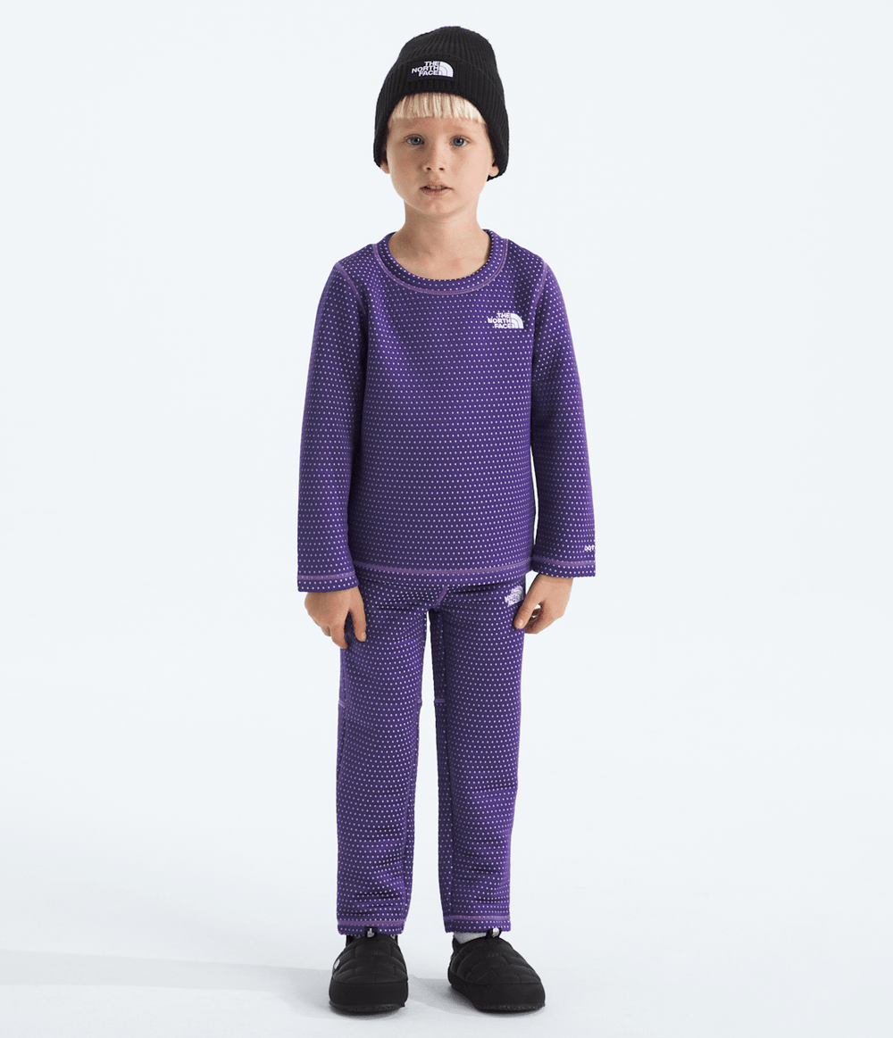 Kids’ DOTKNIT™ Thermal Set Peak Purple