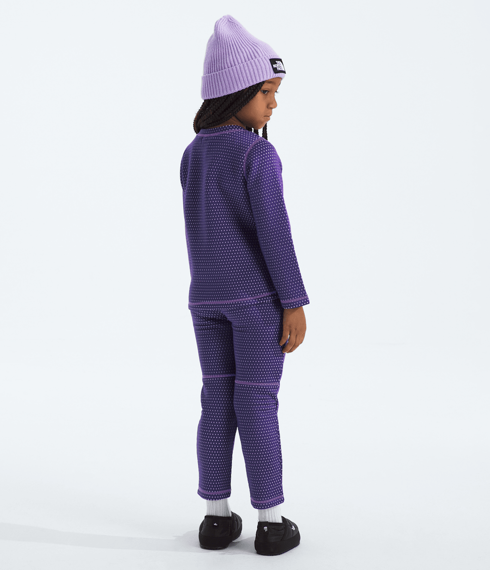 Kids’ DOTKNIT™ Thermal Set Peak Purple