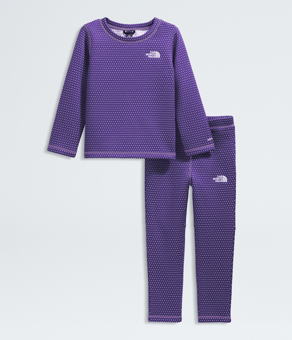 Kids’ DOTKNIT™ Thermal Set Peak Purple